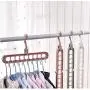 Multi-Function 360 Rotating Magic Hanger 10pcs Random Color Nine-Hole Rotating Baby Clothes Hanger Wardrobe Drying Racks Home Storage Hangers Multi-Function 360 Rotating Magic Hanger 10pcs Random Color Nine-Hole Rotating Baby Clothes Hanger Wardrobe Drying Racks Home Storage Hangers