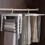 HJYPYJ Magic Hanger,Stainless Steel + Abs Magical Hangers,Double Row Rotate Trouser Hangers,Space-Saving Organizer Hangers,Suitable for Wardrobe Cloakroom Multi-Layer Storage/White / 54x36.8 HJYPYJ Magic Hanger,Stainless Steel + Abs Magical Hangers,Double Row Rotate Trouser Hangers,Space-Saving Organizer Hangers,Suitable for Wardrobe Cloakroom Multi-Layer Storage/White / 54x36.8
