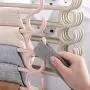 Viaste Plastic Clothes Hangers - Multi-Function Five-Layer Towel Hanging Clothes Hanging Adult Hanger Organize Your Clothes,1Pcs