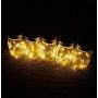 Mason Jar Solar Lids Lights,6-Pack 30 LEDs Fairy Fireflies String Lights Lids Insert(6 Hangers Included, Jars Not Included), Fits Regular Mouth Mason Jars,Patio Garden Decor Solar outdoor Laterns
