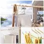 LLEH Open-Ended Pant Hangers, Open-Ended Aluminum Alloy Pants Hanger Non Slip Open Ended Hangers for Pants, Jeans, Trousers, Skirts, Scarf (10-Pack),Gold