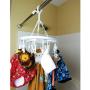 Evelots Clip and Drip Clothes/Laundry Drying Hanger with 16 Clips Total-Set/2