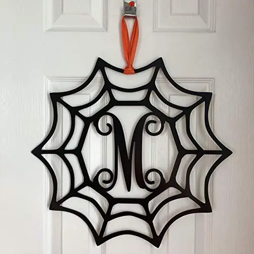 Monogram Spider Web Door Hanger - Halloween Door Hanger - Spiderweb Initial Wreath - Fall Door Hanger - Spider Web Wreath - Halloween Decor Monogram Spider Web Door Hanger - Halloween Door Hanger - Spiderweb Initial Wreath - Fall Door Hanger - Spider Web Wreath - Halloween Decor
