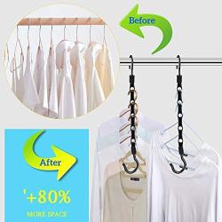 Koicaxy Clothes Hangers,Magic Cascading Hangers for Space Saving 10 Pack