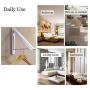 Folding Closet Rods Clothes Hanger Wall Mounted Retractable Clothes Hanger & Drying Rack Great Space Saver