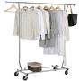 Yaheetech 20 Pack Heavy Duty Non-Slip Skirt Trouser Hangers Clothes Hangers Great Space Saver Your Closet, Silver