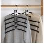 2pcs 5 in 1 Multi-Layer Clothes Hangers Space-Saving Multiple Non-Slip Hanger for Wardrobe 2pcs 5 in 1 Multi-Layer Clothes Hangers Space-Saving Multiple Non-Slip Hanger for Wardrobe