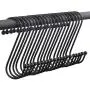 S Hooks Heavy Duty, 20-Pack Black S Shaped Hooks for Hanging Plants, Pan, Pots, Cloths, Premium S Hanger Hooks with Metal Balls S Hooks Heavy Duty, 20-Pack Black S Shaped Hooks for Hanging Plants, Pan, Pots, Cloths, Premium S Hanger Hooks with Metal Balls