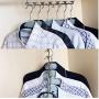 5PCs Clothes Hangers Space Saving Closet Organize Magic Creative Design Metal Multi Function Wonder Rack Decoration