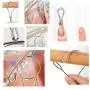 HJYPYJ Magic Hanger,Stainless Steel Multi-Functional Hanger Clip,Windproof Non-Slip Space Saving Organizer Hanger Strong Bearing Capacity / 3 pcs/with Clips 6