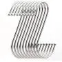 RuiLing 10 Pack Premium 4.5 inch Heavy Duty Stainless Steel S Hooks - S Shaped Hook - Hanger Hooks - Ideal for Hanging pots and Pans, Plants, Utensils, Towels etc. Set of 10 RuiLing 10 Pack Premium 4.5 inch Heavy Duty Stainless Steel S Hooks - S Shaped Hook - Hanger Hooks - Ideal for Hanging pots and Pans, Plants, Utensils, Towels etc. Set of 10
