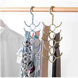 Rotatable 10-Claw Clothes Hanger Windproof Clothes Hanger Handbag Bag Holder Space Saving Clothes Hanger Organizer 10pcs Random Color