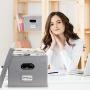 Beautiful File Boxes Organizer - Set of 2 Collapsible Linen File Organizers for Easy File Folder Storage - Store All Your Documents and File Folders in Style Beautiful File Boxes Organizer - Set of 2 Collapsible Linen File Organizers for Easy File Folder Storage - Store All Your Documents and File Folders in Style