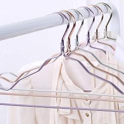 High-tech type 5/10PCS Aluminum Alloy Clothes Hanger Anti Skid Clothes Hanging Wardrobe Storage No Trace Clothes Drying Rack,4-5PCS