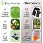 Meal Prep Containers 3 Compartment 45 Pack - Food Prep Containers Bento Boxes Bpa-Free Food Storage Containers with Lids - Lunch Containers Food Containers Reusable Meal Prep Containers by Prep Naturals