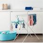 DODXIAOBEUL PRESSA 8-Claw Octopus Hanging Dryer 16 Clothes pegs, Simple to fold up and Put Away -Turquoise