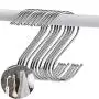 20PCS Stainless Steel S Shaped Hooks Hanging Hooks Hangers for Bathroom Bedroom Office Kitchen Garden Size Medium 20PCS Stainless Steel S Shaped Hooks Hanging Hooks Hangers for Bathroom Bedroom Office Kitchen Garden Size Medium