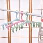 NUMBER NICE Dream Multifunction Practical 8 Clips Plastic Laundry Socks Washing Clothes, Plastic Sock Hangers - Sock Hangers, Underwear Hangers, Plastic Socks, Plastic Spring Clips, Laundry Clip