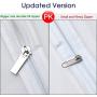 Garment Bag Clear Plastic Breathable Moth Proof Garment Bags Cover for Long Winter Coats Wedding Dress Suit Dance Clothes Closet Pack of 6 ( 24 X 55 )