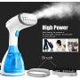 ZZYJYALG Hanging Ironing Machine Plastic Metal Handheld Transparent Water Tank Travel Bed Sheet Dormitory Curtain Cotton Cloth Portable Clothes Large Capacity High Temperature Ironing(Blue)