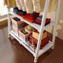 COAT RACK Solid Wood Hangers Living Room Bedroom Clothes Rack Floor Hanger H155CM W76CM,White