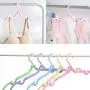 YOFAN? 9PCS Portable Folding Clothes Hangers Foldable Clothes Drying Rack for Travel and Home (Multi-Color, 9)