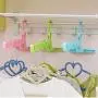 HJYPYJ Magic Hanger,Portable Magical Hangers,Durable PP Hanger,Space-Saving Organizer Hangers,5Kg Load Thick Design/Blue / 29x18cm