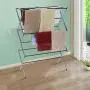 Clothes Drying Rack - Folding Laundry Dryer Hanger Compact Storage Indoor Outdoor - Stainless Steel Clothes Rack Heavy Duty Cloth Drying Stand