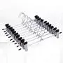 KYCPTNFJ 10/20Pcs Non-Slip Adjustable Stand Hanger Pants Skirt Clothes Steel Adult Clothing Rotatable Clips Set KYCPTNFJ 10/20Pcs Non-Slip Adjustable Stand Hanger Pants Skirt Clothes Steel Adult Clothing Rotatable Clips Set
