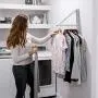 InstaHanger Closet Organizer, The Original Folding Drying Rack, Wall Mount - 2 Pack