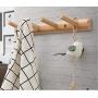 Natural Wood Wall Hook Wall Hanger Solid Wood Clothes Storage Rack Home Decor Hooks for Hanging Clothes Coat Decorative Hooks,1Pcs7