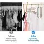 BKONF Space Saving Hangers, Clothes Grouper, Multifunctional Closet Organizer, Pack of 6 BKONF Space Saving Hangers, Clothes Grouper, Multifunctional Closet Organizer, Pack of 6