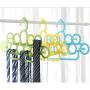 HJYPYJ Magic Hanger,Creative Multifunction Folding Hanger,Scarf Storage Rack Space-Saving Organizer Hangers, Durable/Random Color / 5 pcs