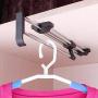ZJchao Heavy Duty Retractable Closet Pull Out Rod Wardrobe Clothes Hanger Rail Towel Ideal for Closet Organizer Polished Chrome (30cm/ 11.8 Inches)