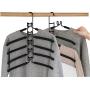 ZJW Multi Layer Hangers, Multi Function Hangers for Wardrobes Space Saving All Kinds of Clothes