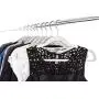 50 pc Premium Quality Off-White Velvet Hangers - Space Saving Thin Profile, Non-slip Padded with Notched Shoulders for Dresses and Blouses ??“ Strong Enough for Coats and Pants