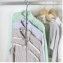 Multi Layers Clothes Organizer Space Saver 5-Layer 400g Clothes Hanger Wardrobe Practical 2pcs Random Color