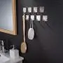 ZUNTO Towel Hooks/Adhesive Hooks - Heavy Duty Wall Hook Hanger Bathroom Office Hooks Stainless Steel Waterproof Hooks for Hanging Kitchen Home-8 Packs