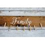 Family Picture Frames with Sayings Rustic Picture Holder Display Grandkids Make Life Grand Home Decor Clothes Pin Photo Hanger Hand Painted Sign Farmhouse Style