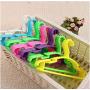 20 PCs 2715 cm Children Clothes Hanger Baby Coat Towel Storage Organizer with Hooks Wardrobe Space Save Random Color