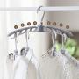 HJYPYJ Magic Hanger,Portable Multifunction Folding Hangers,Adjustable Plastic Hanger,Space-Saving Organizer Hangers, Non-Slip/Gray / 522mm