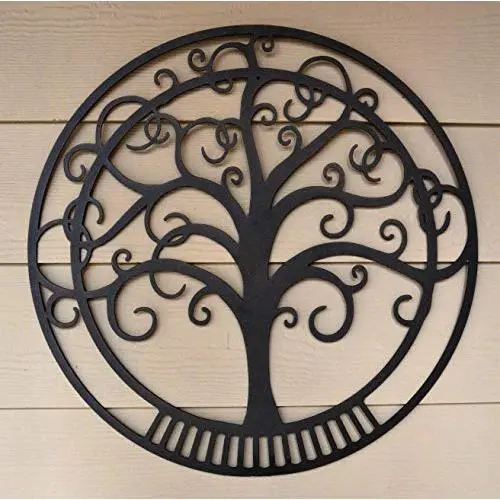 22" Custom Tree of Life Metal Wreath, Door Hanger, or Wall Art