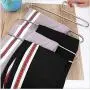 Opaten Non-Slip Pants Hangers S-Shape 5 Layers Stainless Steel Black Silicone Coating Multi Clothes Cascading Hangers Space Saving Clothes Organizer Jeans Pants Scarf Ties Towels