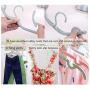 iSuperb Pack of 10 Folding Clothes Hangers Travel Portable Drying Rack
