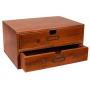 Juvale Small Wood Desktop Organizer Storage Boxes with Drawers, French Design