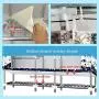 Wardrobe Free-Standing Closet Garment Rack Heavy Duty Clothes Rolling Clothes Rack Closet Storage Organizer with Hanger Bar for Clothes Storage Cupboard,C-168x45x165cm