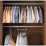 Windproof 5Hole Magic Coat Clothes Hanger Multifunction Holder Clothes Hanging Organizer Folding Rotating Coat Storage Rack 10pcs Random Color