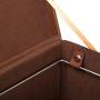 G.U.S. Decorative Office File and Portable Storage Boxes for Hanging Folders Letter Or Legal, Brown