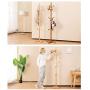HTDZDX 10 Hooks Coat Rack Clothes Stand Hat Handbag Hanger Hall Tree Solid Wood 181 cm(71.3 in) (Color : B)