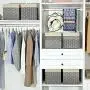 SONGMICS Handwoven Storage Baskets, Foldable Cube Storage Bins with Handles, Set of 6 Rattan-Style Storage Cubes for Shelf, for Bedroom Closet Laundry Room, 11.6 x 11.6 x 11.6 Inches, Gray URRB306WG SONGMICS Handwoven Storage Baskets, Foldable Cube Storage Bins with Handles, Set of 6 Rattan-Style Storage Cubes for Shelf, for Bedroom Closet Laundry Room, 11.6 x 11.6 x 11.6 Inches, Gray URRB306WG